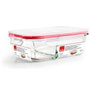 Ibili Fiambrera rectangulaire en borosilicate 400 ml
