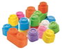 Clementoni Clemmy Baby - Set de construction 20 pièces souples en caoutchouc