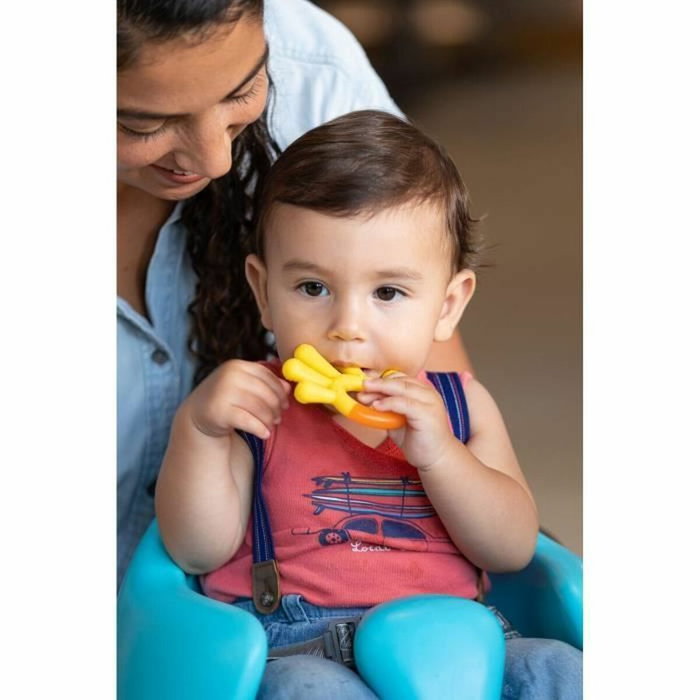 Nuby Lot de 3 anneaux de dentition multicolores sans BPA