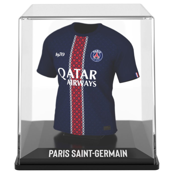 FANCOLLEX Figurine Miniature Camiseta du PSG - 9,5 cm - Vinyle, acrylique et plastique biodégradable dans son étui