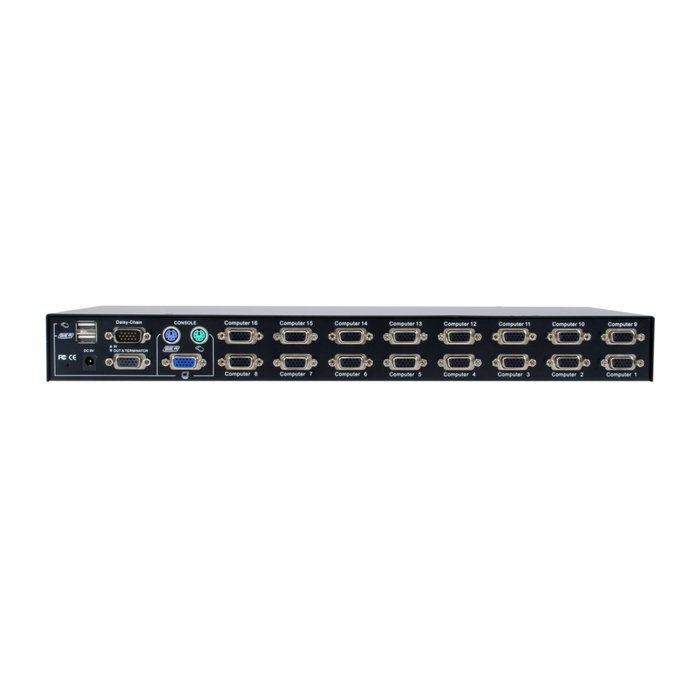 LevelOne KVM-3216 Commutateur KVM 16 ports PS/2-USB VGA LevelOne KVM-3216 Commutateur KVM 16 ports PS/2-USB VGA