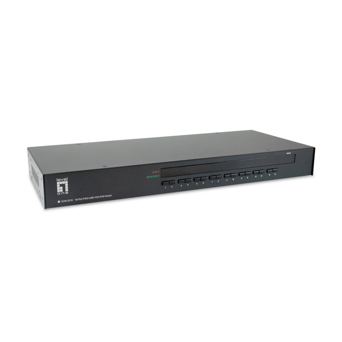 LevelOne KVM-3216 Commutateur KVM 16 ports PS/2-USB VGA LevelOne KVM-3216 Commutateur KVM 16 ports PS/2-USB VGA