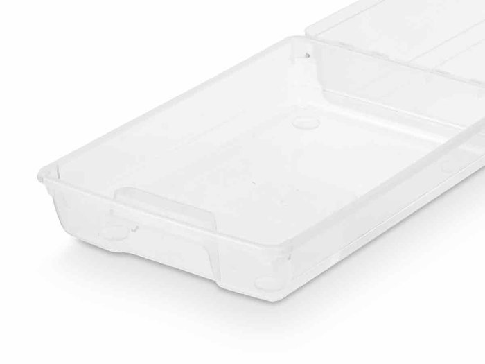 Kipit Boîte de Rangement pour Chaussures Femme 19x10.5x33 cm Plastique Transparent (Set de 12)