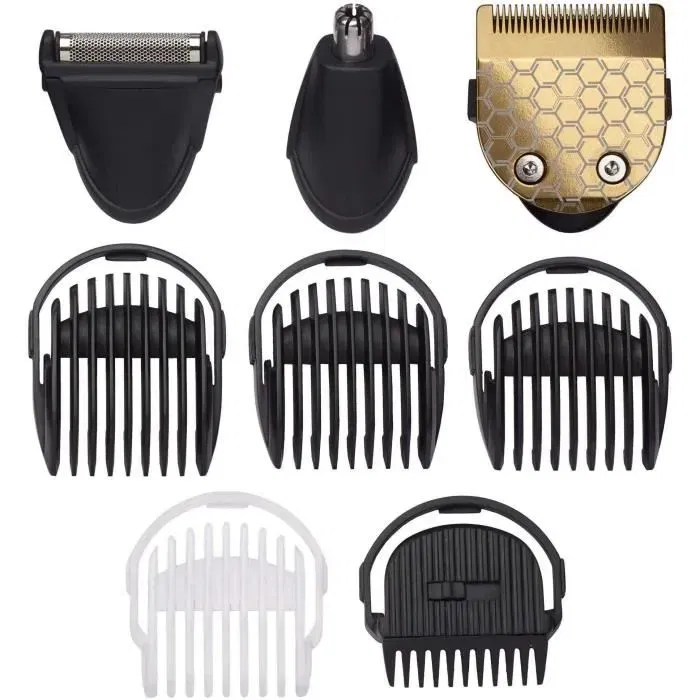 Babyliss Tondeuse Homme Multi-usages 8 en 1 MT726E Titanium Sans Fil 34 mm - Guide de Coupe Ajustable, Rasoir, Tondeuse Nez, Autonomie 60 min Babyliss Tondeuse Homme Multi-usages 8 en 1 MT726E Titanium Sans Fil 34 mm - Guide de Coupe Ajustable, Rasoir, Tondeuse Nez, Autonomie 60 min