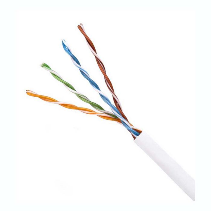 Lanview Câble Cat5e U-UTP 4x2xAWG24 PVC blanc 305 m Lanview Câble Cat5e U-UTP 4x2xAWG24 PVC blanc 305 m