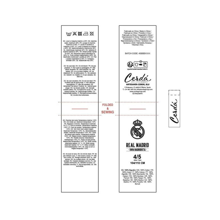 Pack de culottes pour fille Real Madrid C.F. Multicouleur Pack de culottes pour fille Real Madrid C.F. Multicouleur