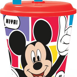 Licensing Vaso Easy Sport 430 mL Mickey CZ11364, Plastique Alimentaire, 4+ Ans, 16.5 cm
