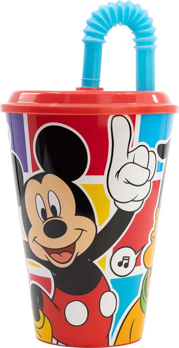 Licensing Vaso Easy Sport 430 mL Mickey CZ11364, Plastique Alimentaire, 4+ Ans, 16.5 cm