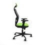 Piqueras y Crespo Chaise de Bureau avec Appui-tête Jorquera Pistache