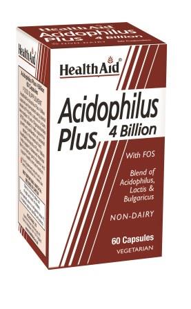 HEALTH AID Acidophilus Plus 4 Milliards 60 Capsules HEALTH AID Acidophilus Plus 4 Milliards 60 Capsules