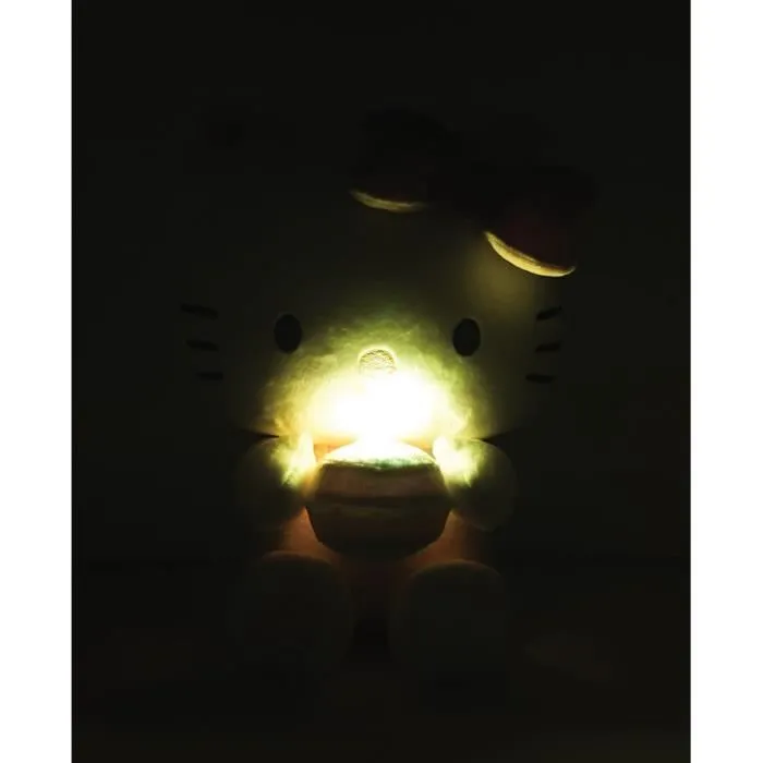 Jemini - Peluche interactive Hello Kitty - Anniversaire, musique, bougie et rires - 26 cm