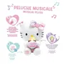 Jemini - Peluche interactive Hello Kitty - Anniversaire, musique, bougie et rires - 26 cm