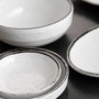 Quid Assiette plate Quid Select Filo Carrée Blanc Noir 19 x 19 x 4,5 cm (12 Unités)