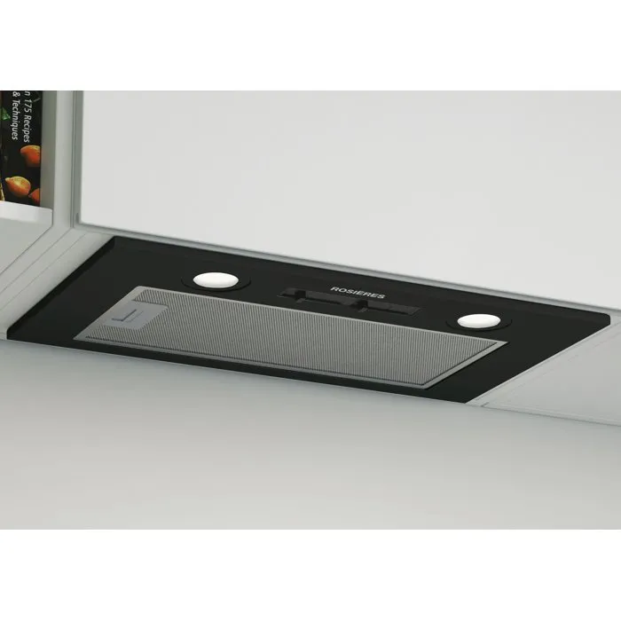 Rosieres RHG580/1PN/1 Hotte groupe filtrant Noir et Inox