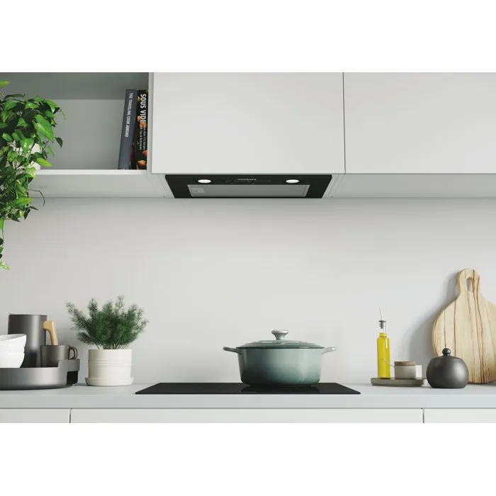 Rosieres RHG580/1PN/1 Hotte groupe filtrant Noir et Inox