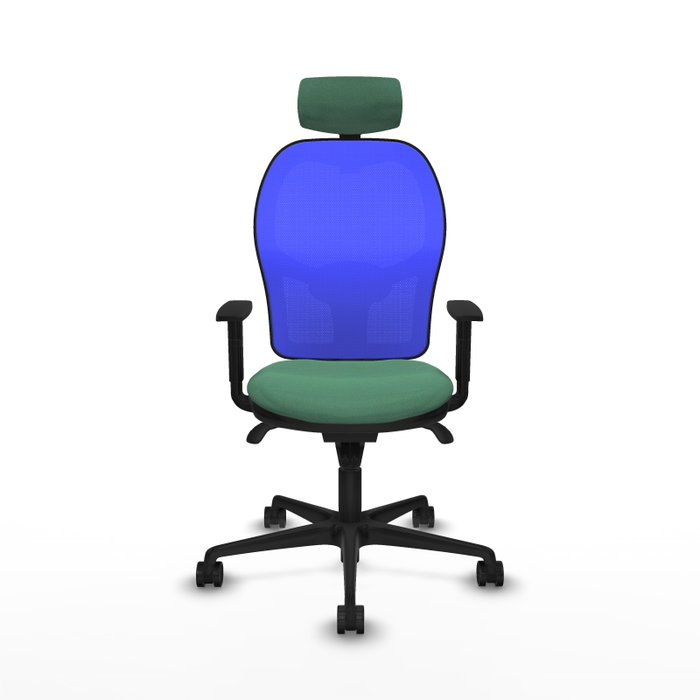 Chaise de Bureau avec Appui-tête Piqueras y Crespo 1D036N2 Vert émeraude Chaise de Bureau avec Appui-tête Piqueras y Crespo 1D036N2 Vert émeraude