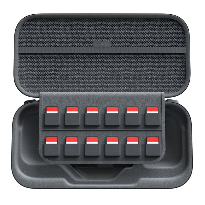Belkin Pochette de rangement avec batterie externe - Nintendo Switch 2 - Anthracite