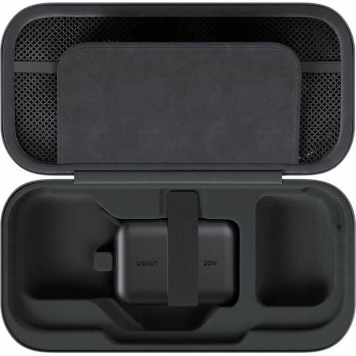 Belkin Pochette de rangement avec batterie externe - Anthracite - Nintendo Switch 2