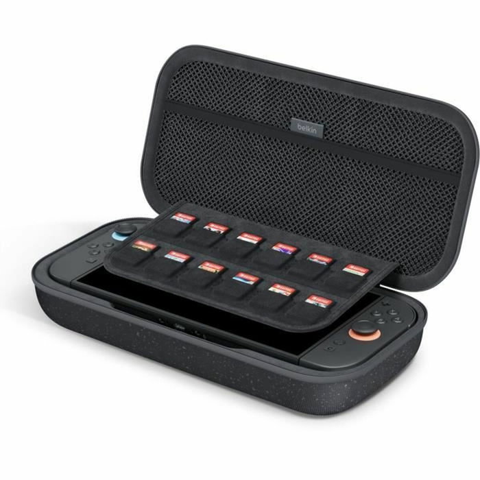 Belkin Pochette de rangement avec batterie externe - Anthracite - Nintendo Switch 2