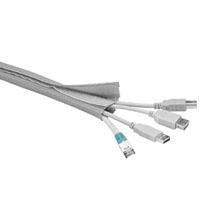 MicroConnect CABLESOCK2 Gaine de gestion des câbles avec fermeture Velcro, 2 mètres, pour bureau et maison