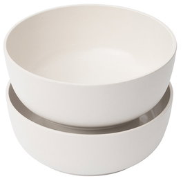 Berghoff 3950078 - Set de 2 bols en bambou empilables pour service et conservation des aliments