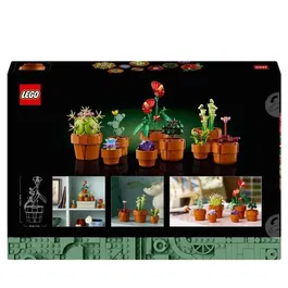 LEGO Icons 10329 Les Plantes Miniatures, Collection Botanique 9 Plantes Artificielles avec Fleurs - Décoration d'Intérieur pour Adultes