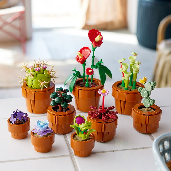 LEGO Icons Les Plantes Miniatures, Collection Botanique 9 Plantes Artificielles