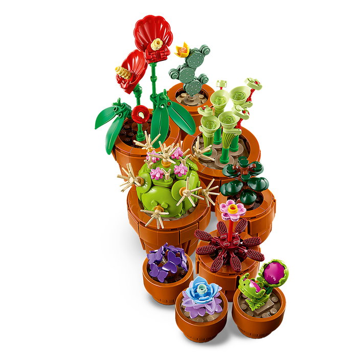 LEGO Icons Les Plantes Miniatures, Collection Botanique 9 Plantes Artificielles