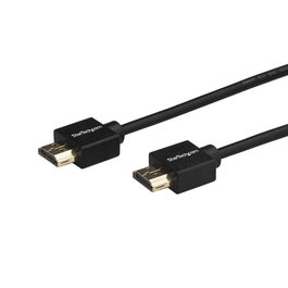 Startechcom HDMM2MLP Câble HDMI 2.0 Haute Vitesse 4K 60Hz HDR10 avec Ethernet 2 m Mâle-Mâle