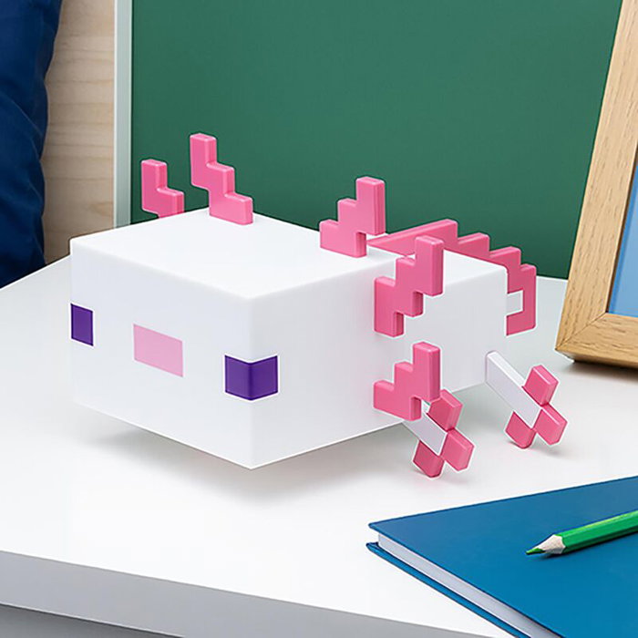 PALADONE Lampe Ajolote Minecraft 13cm