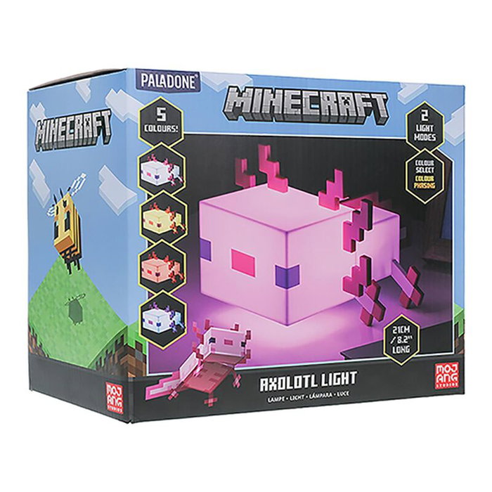 PALADONE Lampe Ajolote Minecraft 13cm