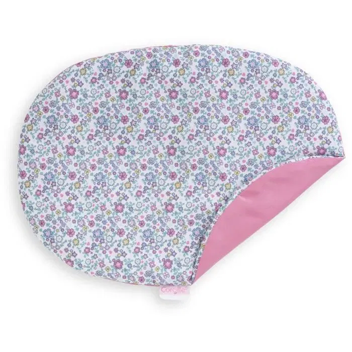 Corolle Couffin Floral pour Poupon 30 cm - Accessoire de Transport et Sommeil pour Enfants à Partir de 18 Mois - Rose Design Fleuri