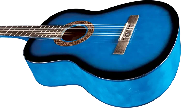 EKO CS-10 Guitare Classique 4/4 Studio 10, Blue Burst