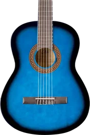 EKO CS-10 Guitare Classique 4/4 Studio 10, Blue Burst