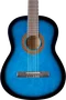 EKO CS-10 Guitare Classique 4/4 Studio 10, Blue Burst