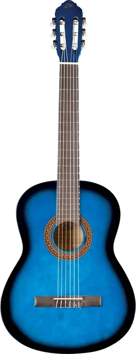 EKO CS-10 Guitare Classique 4/4 Studio 10, Blue Burst