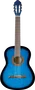 EKO CS-10 Guitare Classique 4/4 Studio 10, Blue Burst
