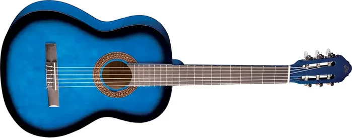 EKO CS-10 Guitare Classique 4/4 Studio 10, Blue Burst
