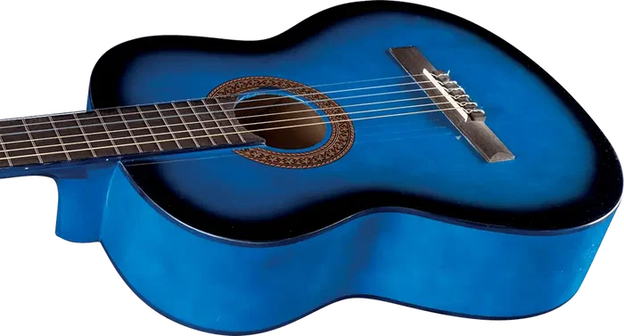 EKO CS-10 Guitare Classique 4/4 Studio 10, Blue Burst