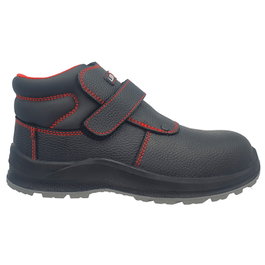 FORLI Bota Soldador Oregon S3 - Bottes de sécurité S3 pour soudeur, fermeture velcro, pointure 39-47 - Chaussure de protection norme EN ISO 20345:2011