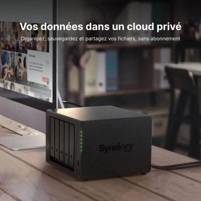 Synology DS1522+ Serveur NAS 5 baies extensible