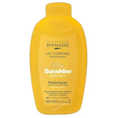 Byphasse Glow Sunshine Lait Corporel Illuminateur aux Prébiotiques 400 ml