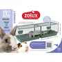 Zolux Cage à Rongeurs NéoLife Connect 80 x 52.5 x 48 cm pour Cochon d'Inde - Modulable, Verte avec Niche et Accessoires