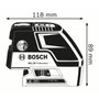 Bosch GCL 25 Professional Niveau Laser Bleu