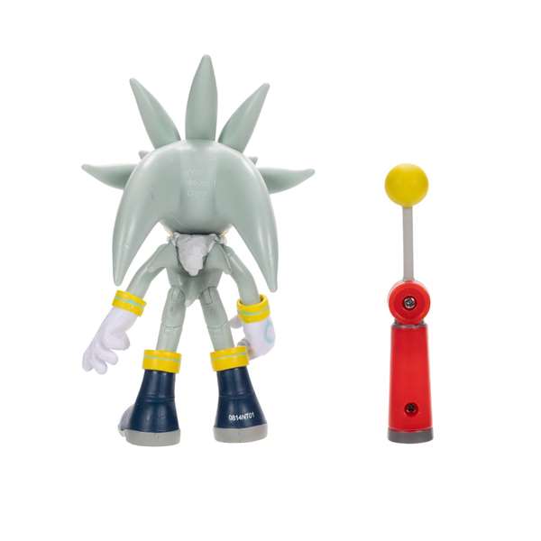 Jakks Pacific Figurine Sonic articulée 10 cm - Personnages assortis : Classic Sonic, Neo Metal Sonic, Rouge the Bat, Silver - Figurine PVC