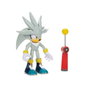 Jakks Pacific Figurine Sonic articulée 10 cm - Personnages assortis : Classic Sonic, Neo Metal Sonic, Rouge the Bat, Silver - Figurine PVC