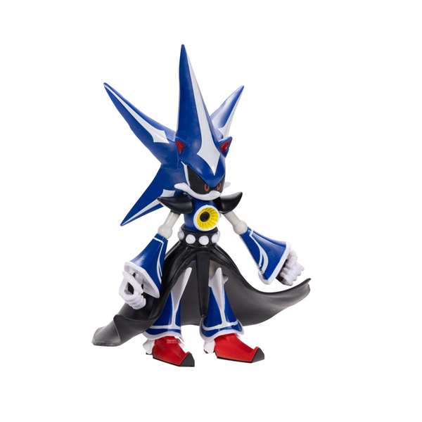 Jakks Pacific Figurine Sonic articulée 10 cm - Personnages assortis : Classic Sonic, Neo Metal Sonic, Rouge the Bat, Silver - Figurine PVC