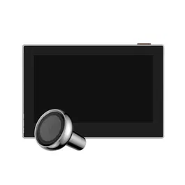 EZVIZ Judas Connecté HP2 Silver - Écran Couleur 4,3" - Résolution 1080p - Angle de Vue 146° - Autonomie Batterie 2200 mAh