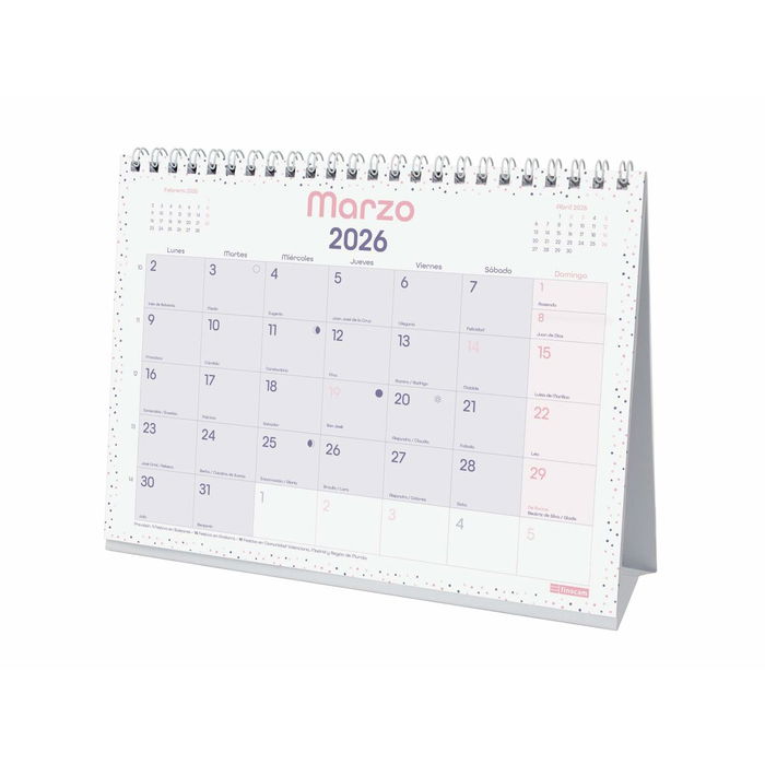 Calendrier de bureau Finocam Multicouleur Papier 21 x 15 cm