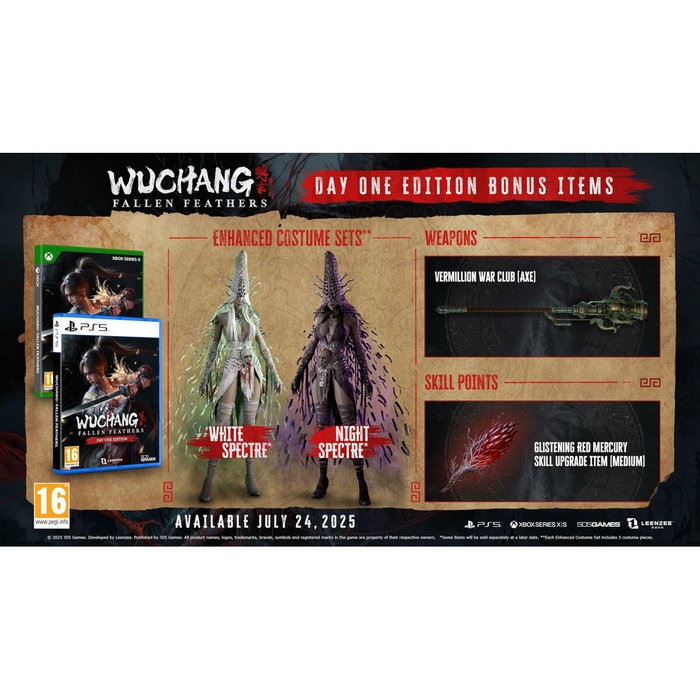 Just For Games WUCHANG : Fallen Feathers - Day One Edition - PS5